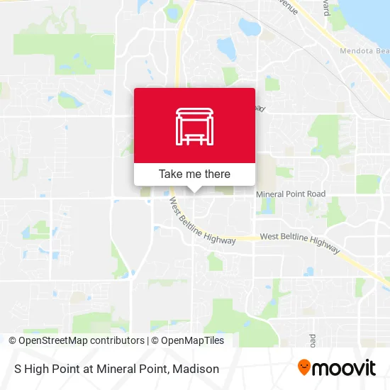 Mapa de S High Point at Mineral Point