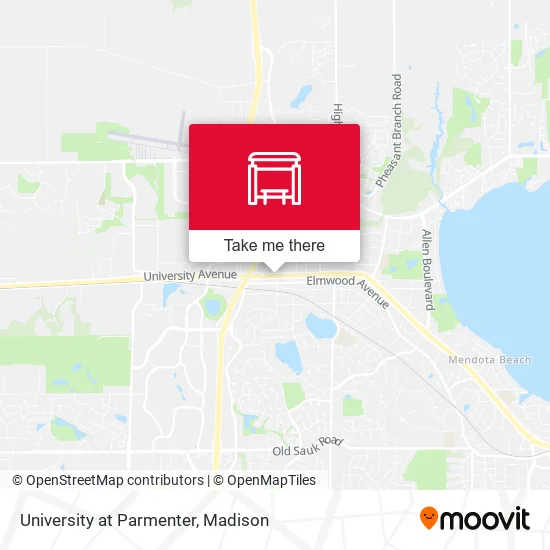 Mapa de University at Parmenter