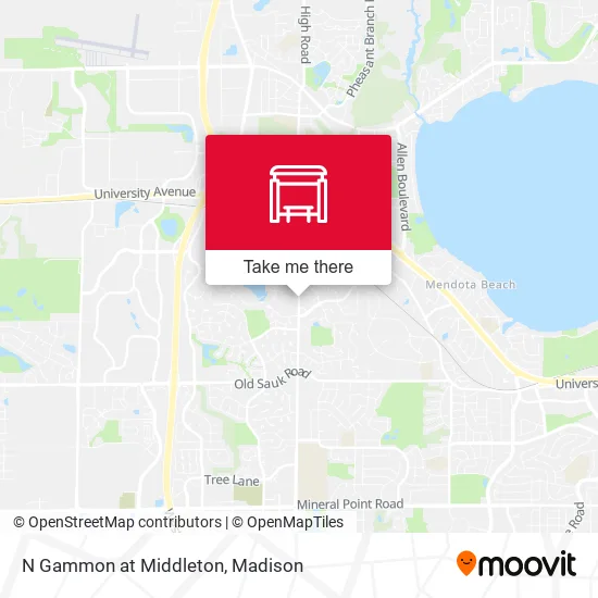 Mapa de N Gammon at Middleton