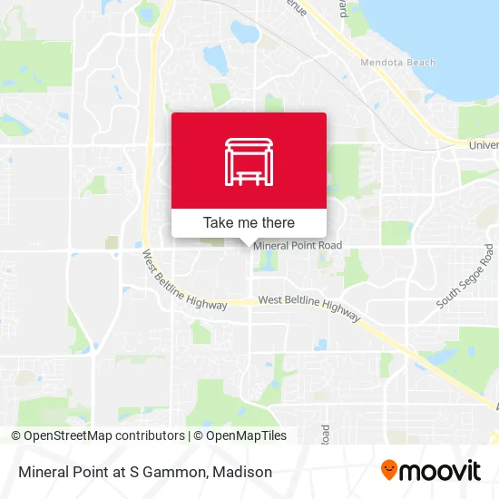 Mapa de Mineral Point at S Gammon