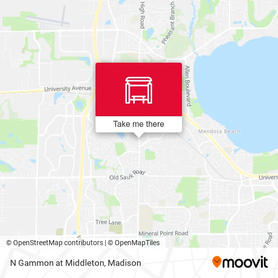 Mapa de N Gammon at Middleton