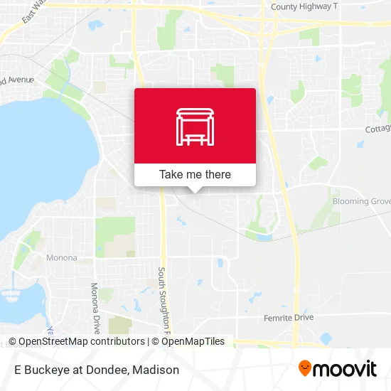 Mapa de E Buckeye at Dondee
