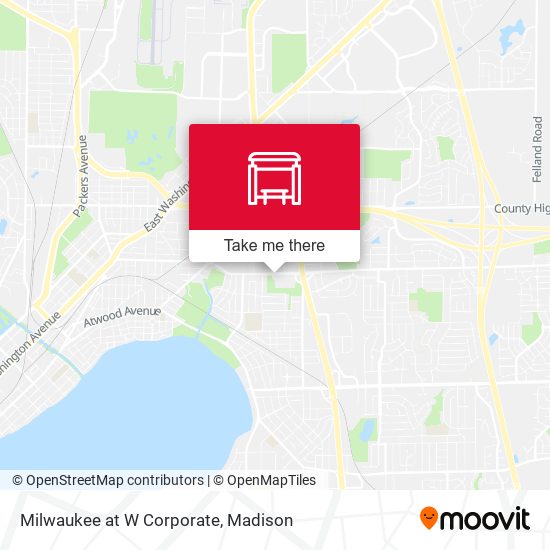 Milwaukee at W Corporate map