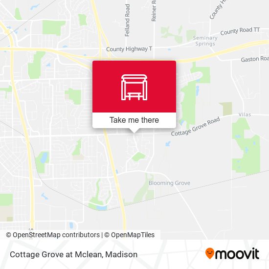 Cottage Grove at Mclean map