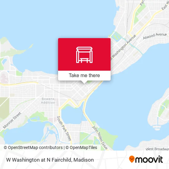 Mapa de W Washington at N Fairchild
