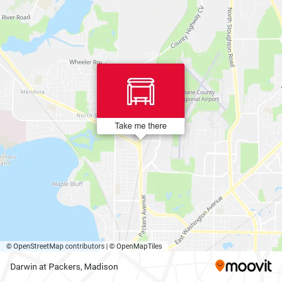 Mapa de Darwin at Packers