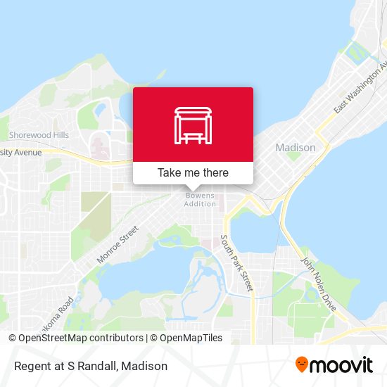 Regent at S Randall map