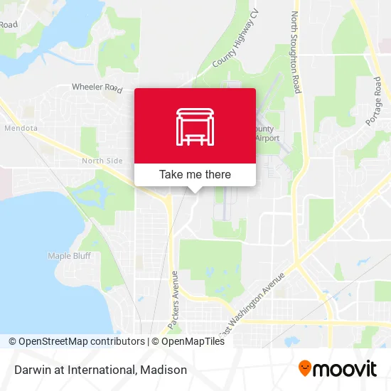 Mapa de Darwin at International
