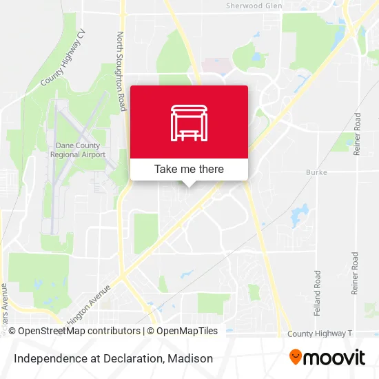 Mapa de Independence at Declaration