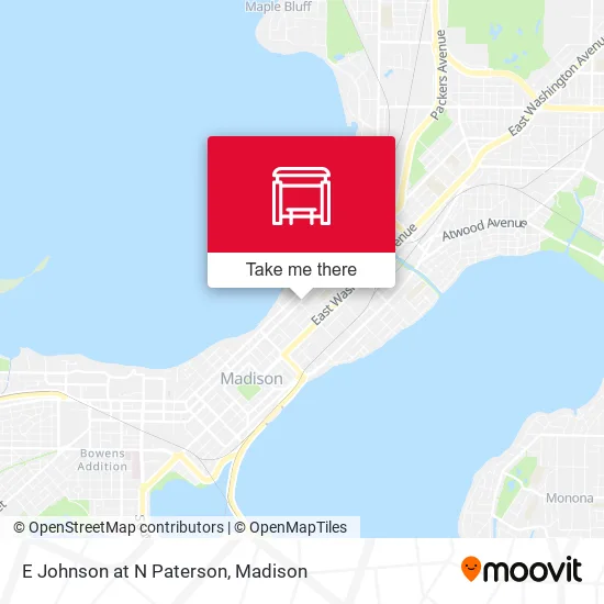 Mapa de E Johnson at N Paterson