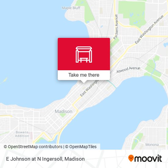 E Johnson at N Ingersoll map