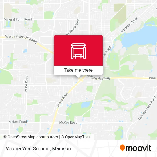 Verona W at Summit map