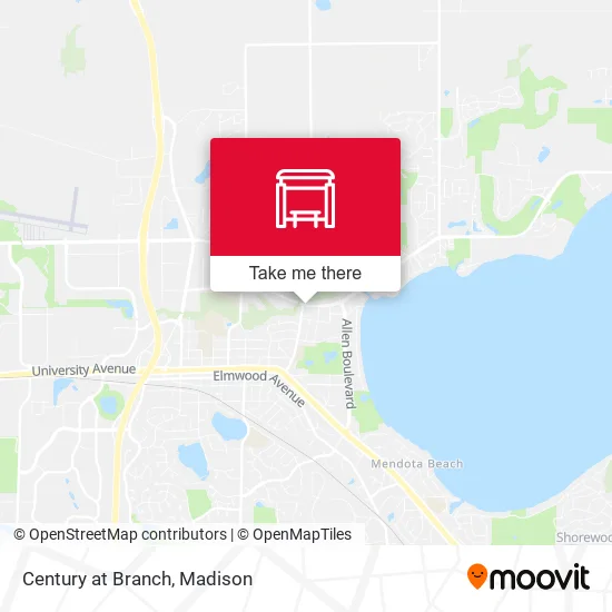 Mapa de Century at Branch