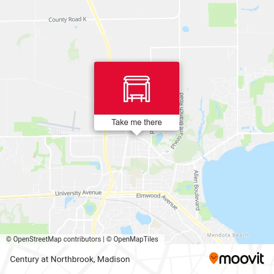 Century at Northbrook map