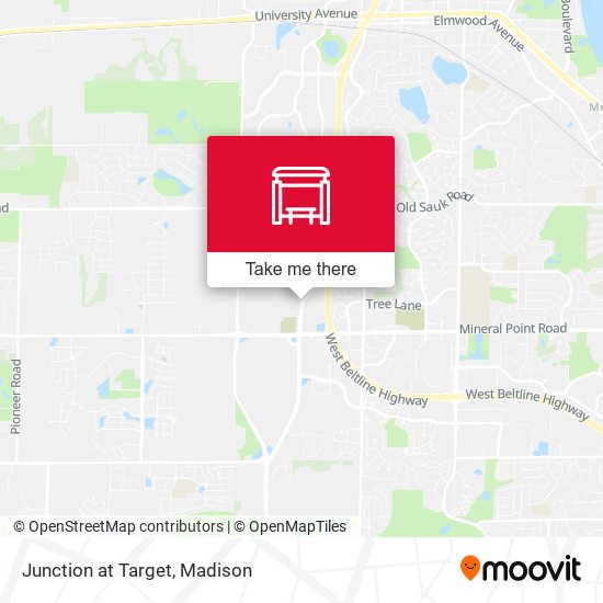 Junction at Target map