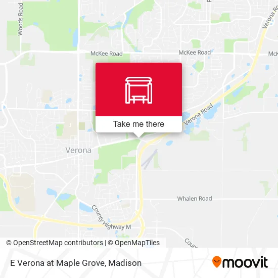 Mapa de E Verona at Maple Grove