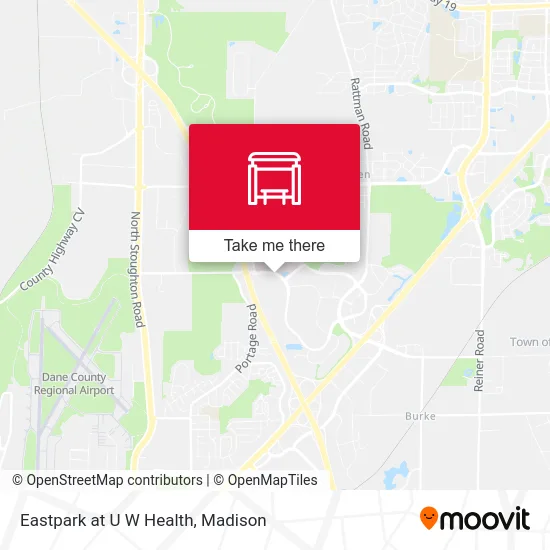 Eastpark at U W Health map