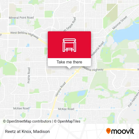 Mapa de Reetz at Knox