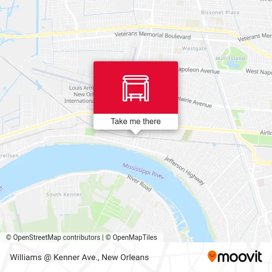 Williams @ Kenner Ave. map