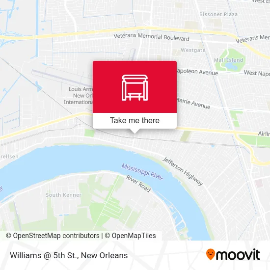 Williams @ 5th St. map