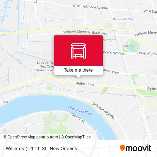 Williams @ 11th St. map