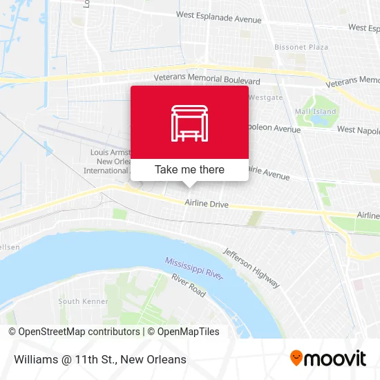 Williams @ 11th St. map