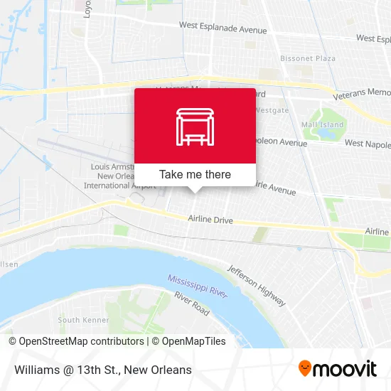 Williams @ 13th St. map