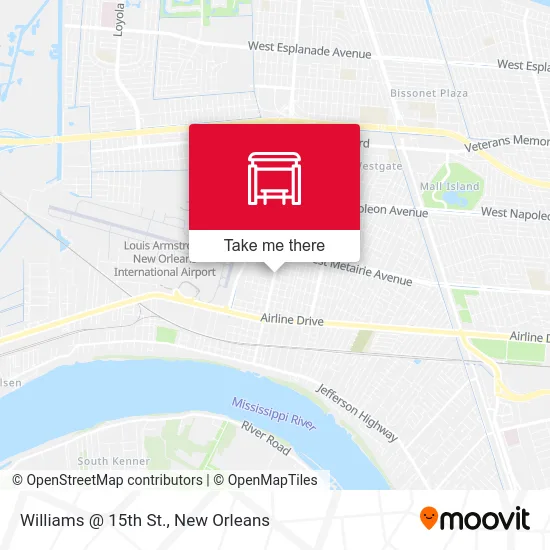 Williams @ 15th St. map