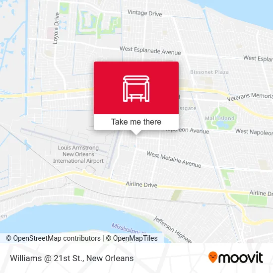Williams @ 21st St. map