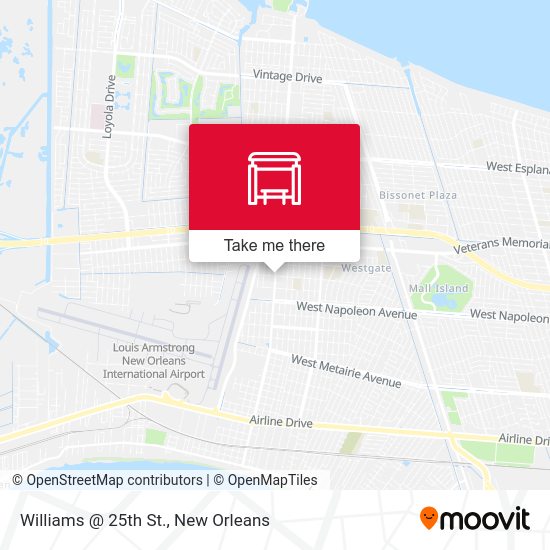 Williams @ 25th St. map
