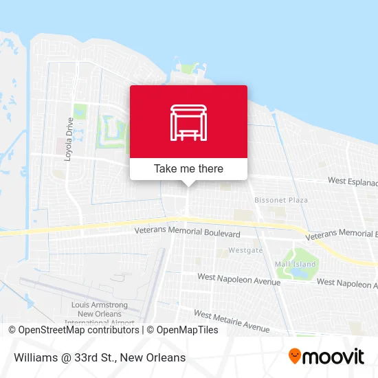 Williams @ 33rd St. map