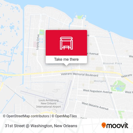 31st Street @ Washington map