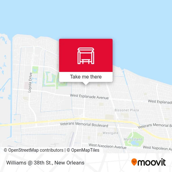 Williams @ 38th St. map