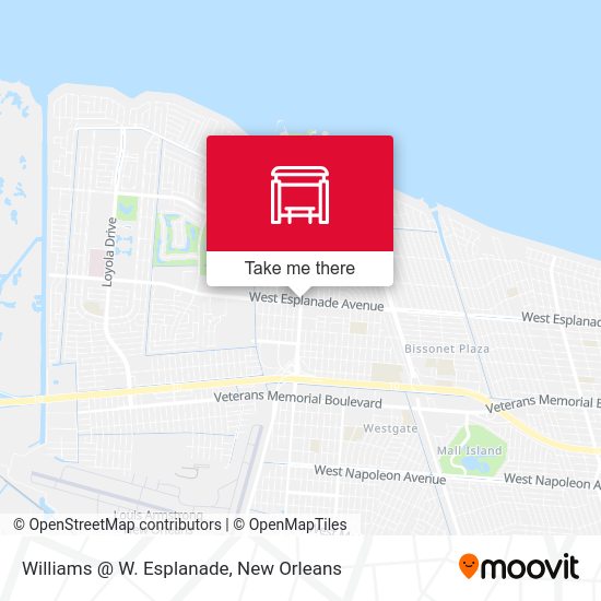 Williams @ W. Esplanade map