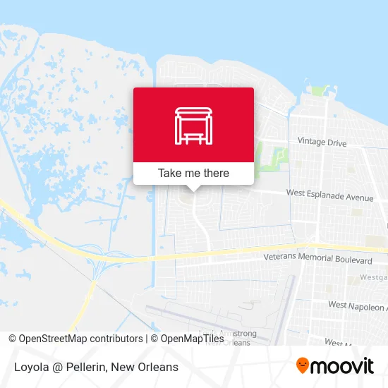 Loyola @ Pellerin map