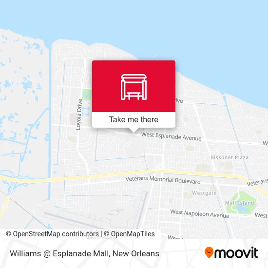Mapa de Williams @ Esplanade Mall