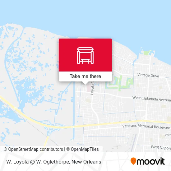 W. Loyola @ W. Oglethorpe map