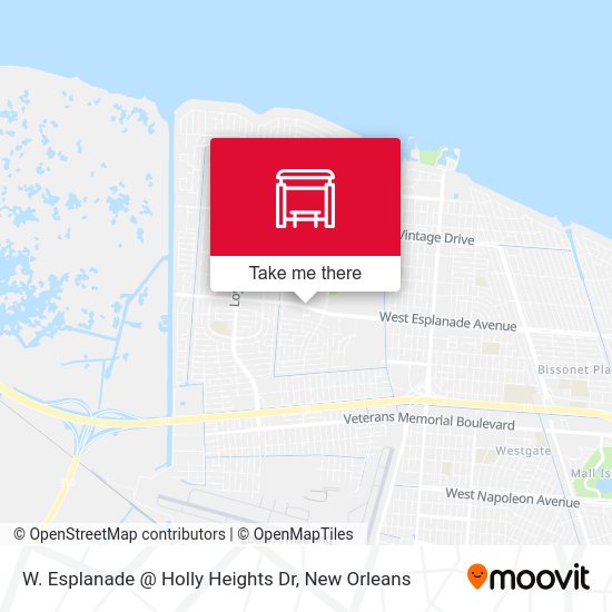 Mapa de W. Esplanade @ Holly Heights Dr