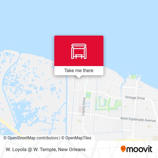 W. Loyola @ W. Temple map