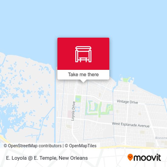 E. Loyola @ E. Temple map