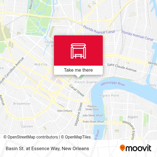 Basin St. at Essence Way map