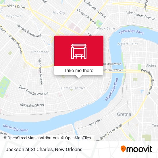Jackson at St Charles map