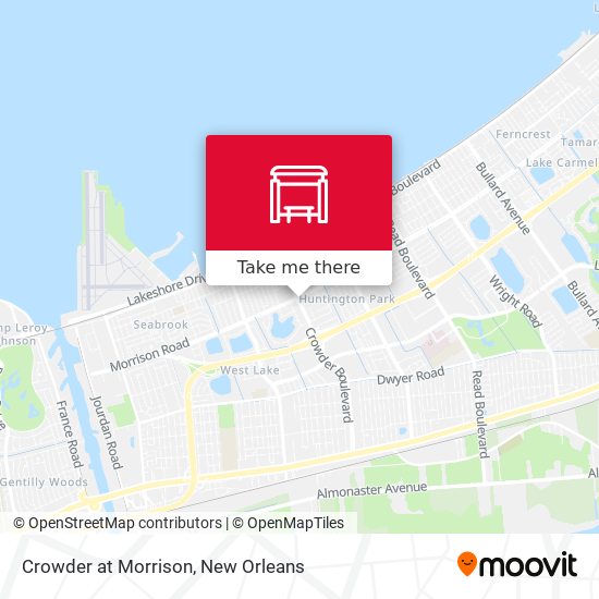 Crowder at Morrison map