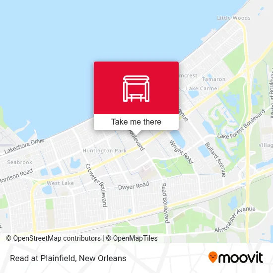 Read at Plainfield map