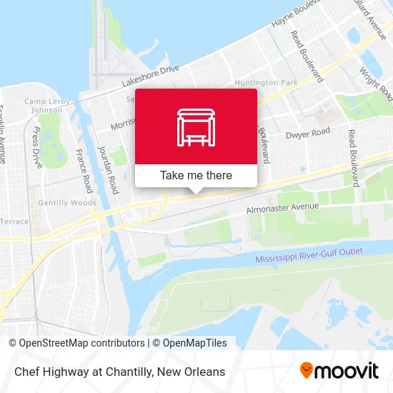 Chef Highway at Chantilly map