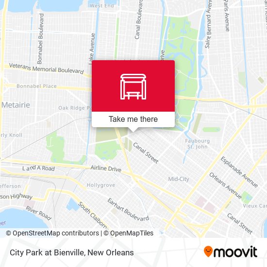Mapa de City Park at Bienville