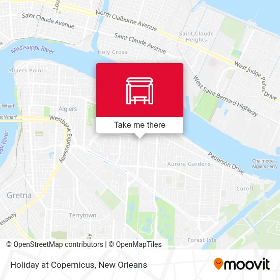 Holiday at Copernicus map