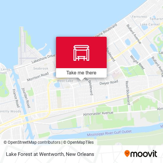 Lake Forest at Wentworth map