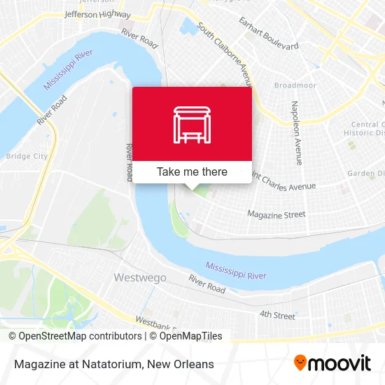 Magazine at Natatorium map