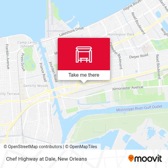 Chef Highway at Dale map